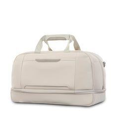 Samsonite Paralux Weekender Duffel Bag, Travel Carry-On Bag with Wide Opening, Drop-Bottom Shoe & Laundry Compartment, AirTag Holder, StackIt Strap - Business & Leisure Travel Bag ( Stone Grey , One Size ) Stone Grey One Size U1