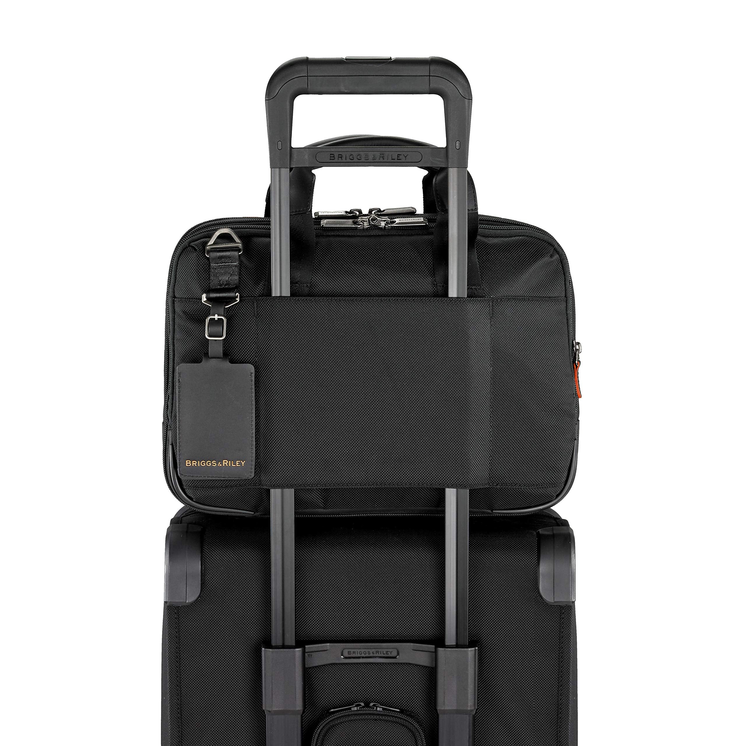 Briggs & Riley @work Slim Brief ( Black , Slim ) Black Slim U2