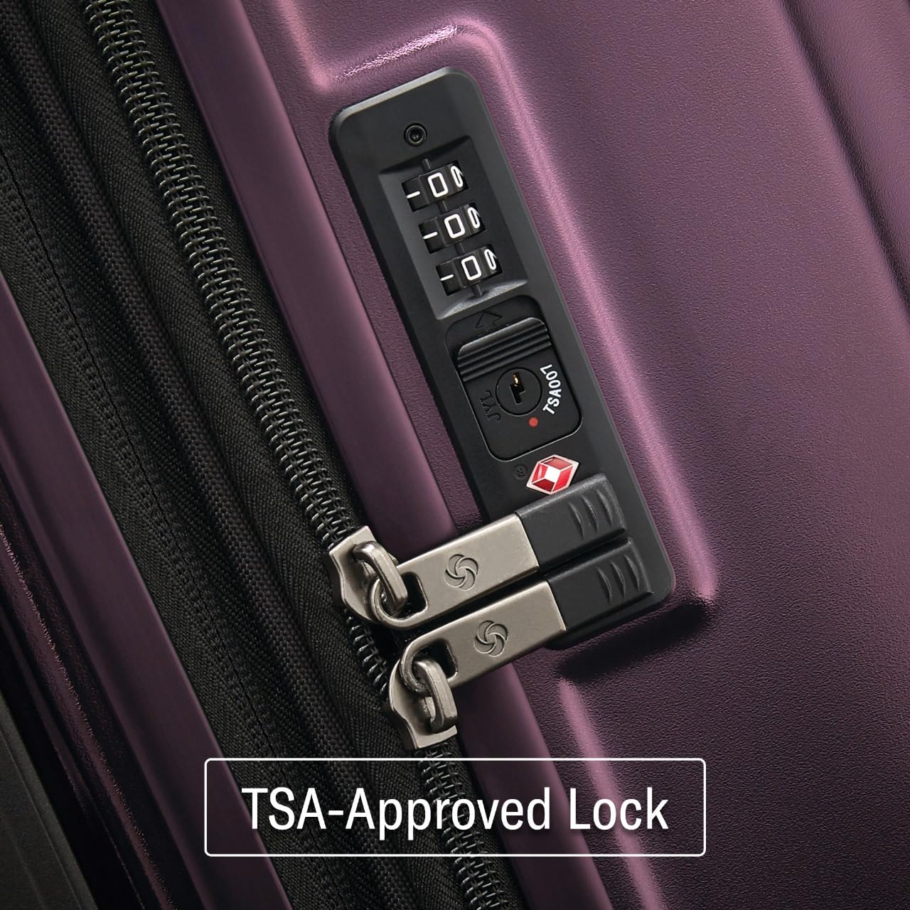 Samsonite Octiv Hardside Spinner ( Amethyst Purple , Check-Large 28 ) Amethyst Purple Check Large 28 U20