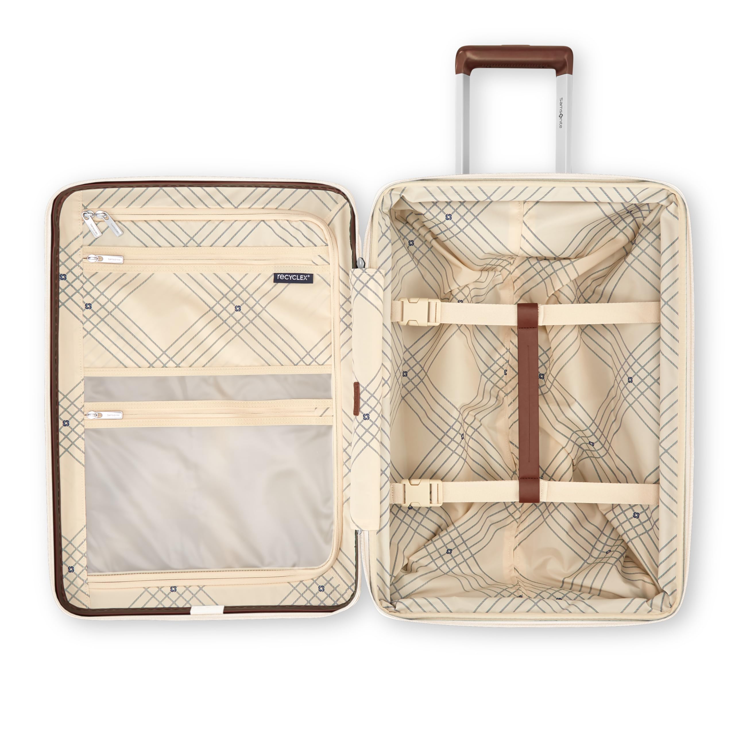 Samsonite Virtuosa Hardside Expandable Luggage with Spinner Wheels ( Off White , Carry-On 21-Inch ) Off White Carry On 21 Inch U1
