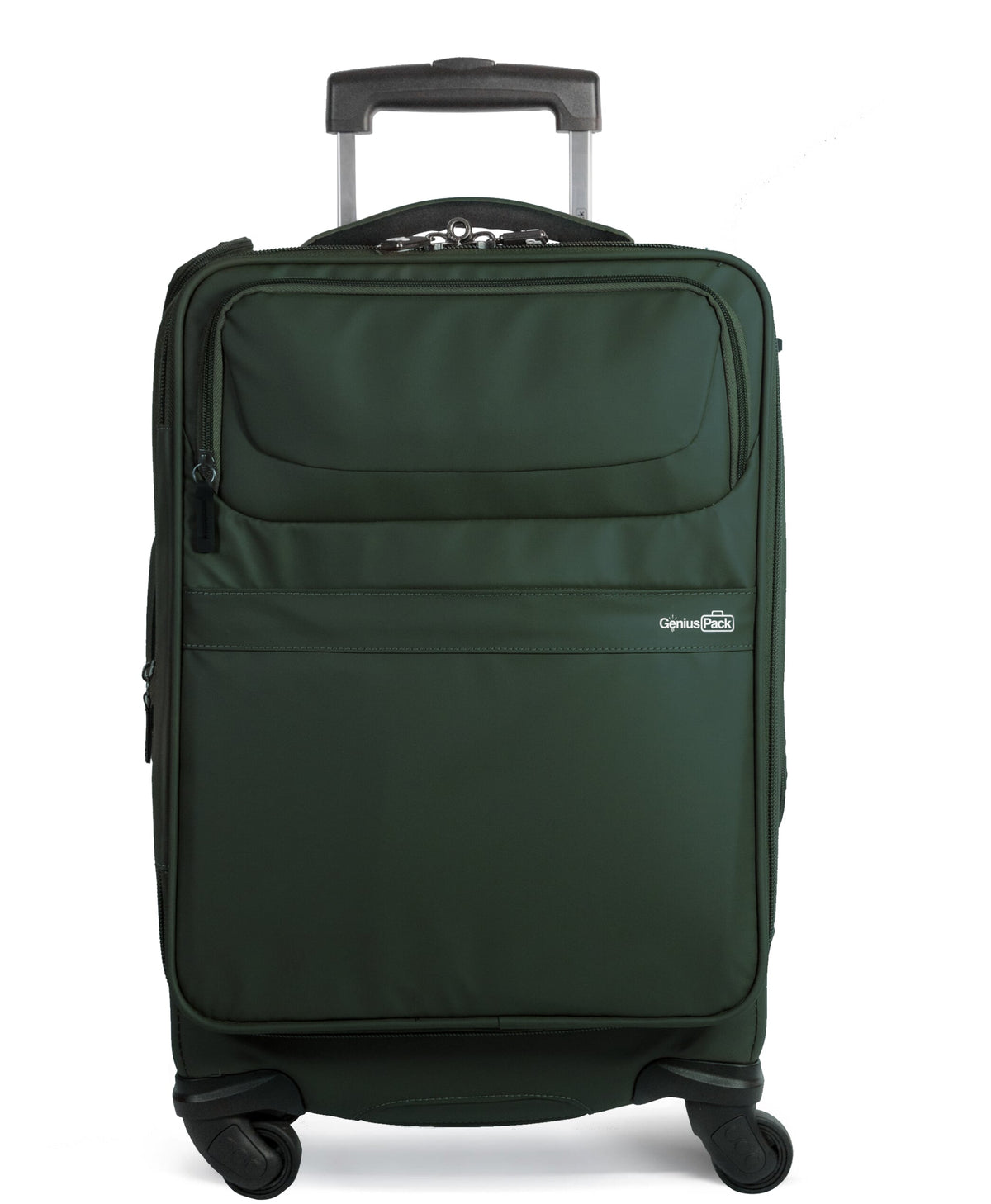Genius Pack G4 22" Carry On Spinner Luggage - Smart, Organized, Lightweight Suitcase ( Hunter Green ) Hunter Green  U2