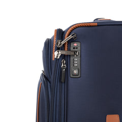 Travelpro Crew Versapack Softside Expandable Spinner Wheel Luggage ( Patriot Blue , Checked-Large 29-Inch ) Patriot Blue Checked Large 29 Inch U4