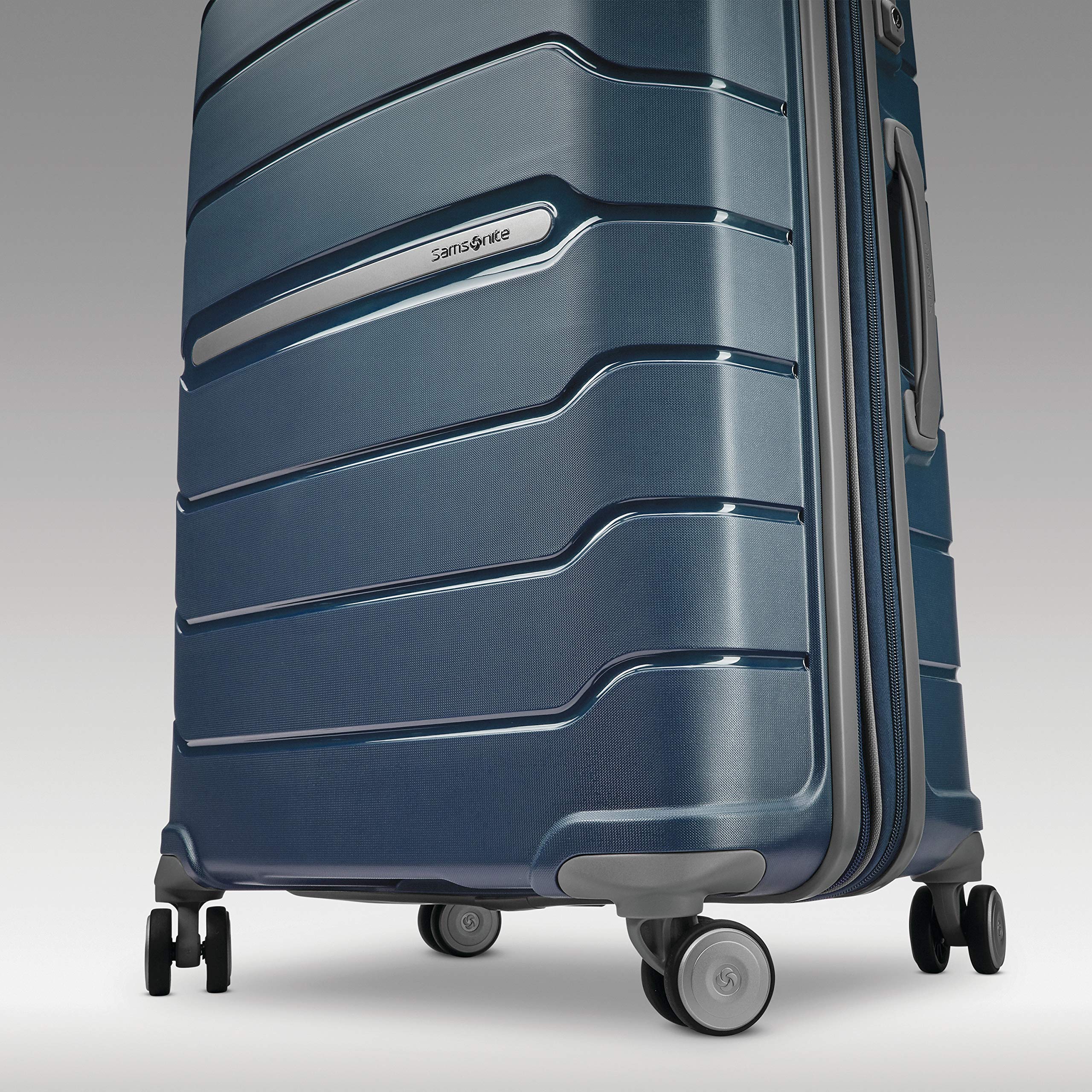 Samsonite Freeform Hardside Expandable with Double Spinner Wheels ( Navy , Carry-On 21-Inch ) Navy Carry On 21 Inch U14