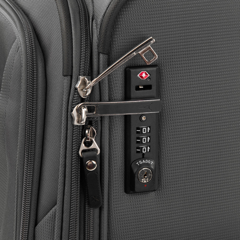Travelpro Maxlite 5 Softside Expandable Luggage with 4 Spinner Wheels, Lightweight Suitcase, Men and Women Shadow Grey Carry On 19 Inch U3