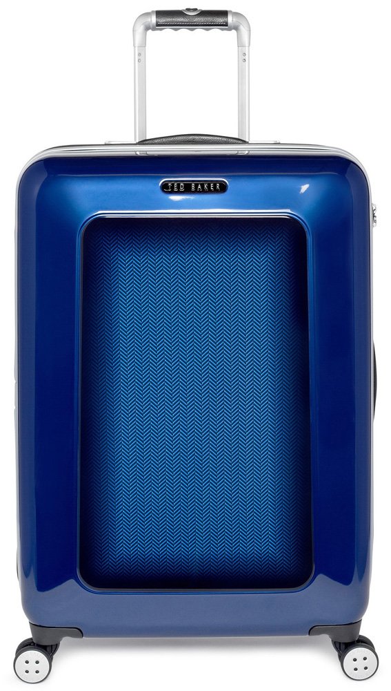 Ted Baker Herringbone Hardside Rolling Suitcase 28"  One Size U1
