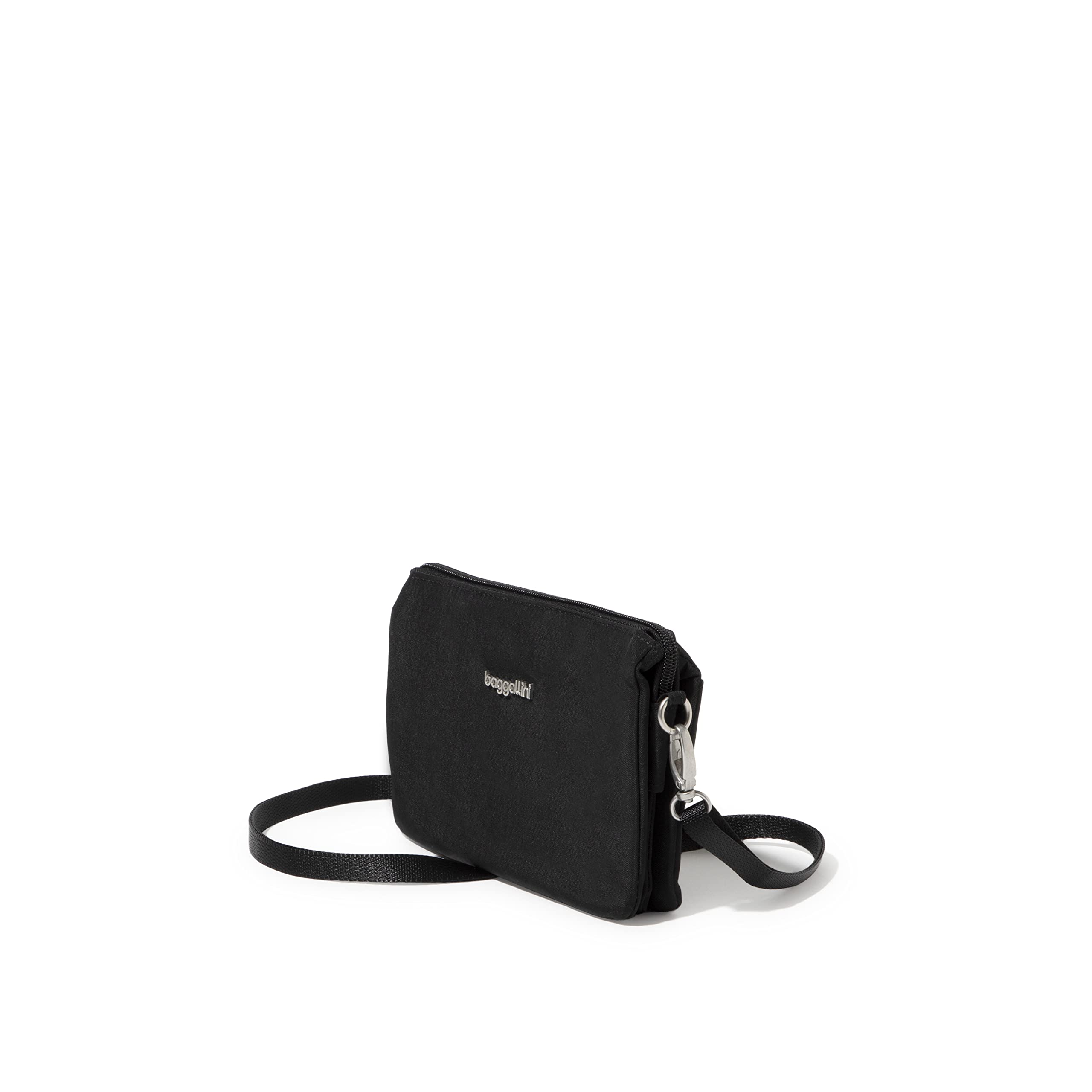 Baggallini The Only Mini Bag ( Black , One Size ) Black One Size U1