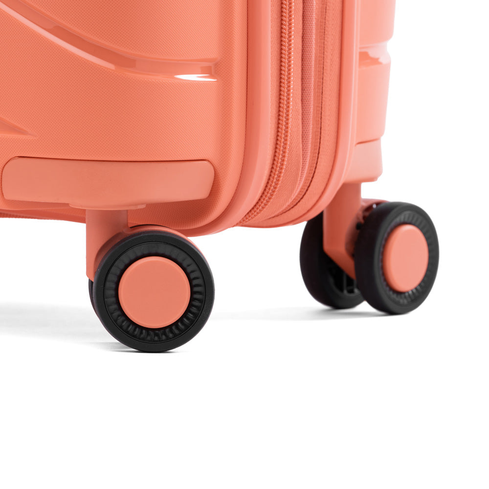 Atlantic Luggage Carry-on Expandable, Hardside Spinner ( Coral Orange , Carry On 21 Inch ) Coral Orange Carry On 21 Inch U2