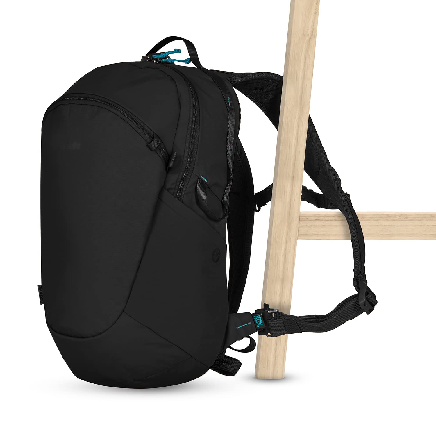 Pacsafe ECO 18L Anti Theft Backpack ( Econyl Black , One Size ) Econyl Black One Size U1