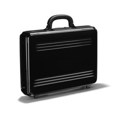 ZERO Halliburton Edge Lightweight Brilliant Attaché Collection Black Medium Attache U1