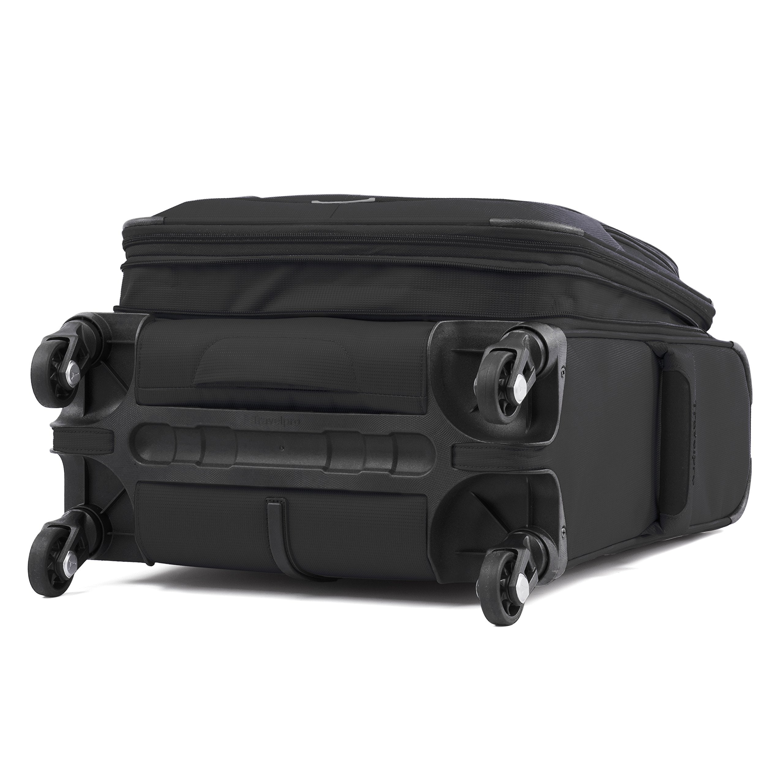 Travelpro Maxlite 5 Softside Expandable Luggage with 4 Spinner Wheels, Lightweight Suitcase, Men and Women ( Black , Carry-on 19-Inch ) Black Carry On 19 Inch U7