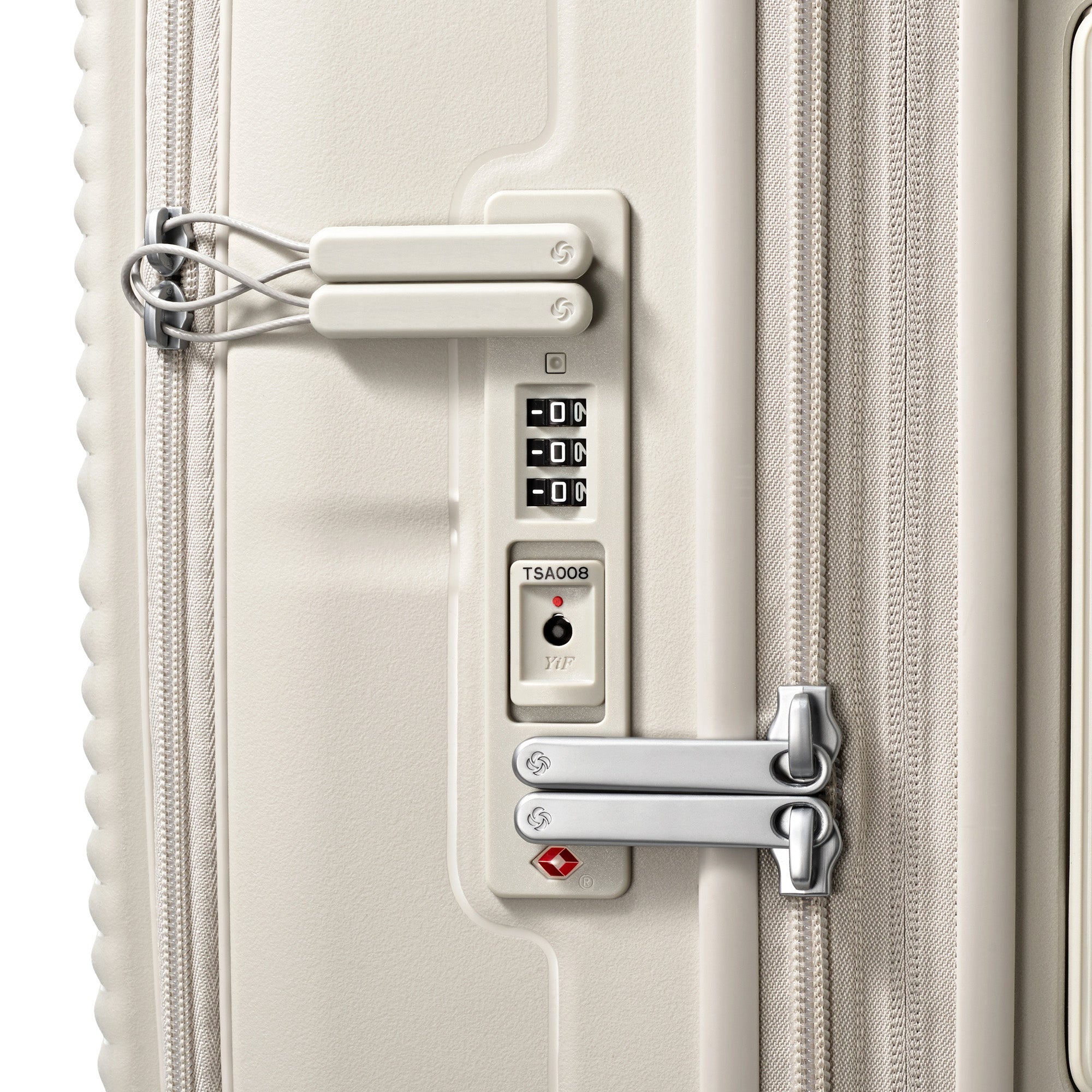Samsonite Paralux Carry-On Luggage - Innovative Design - Quick Access Front Pocket - Dual Suspension Wheel Technology - TSA Lock - Expandable - Includes Removable Packing Cubes ( Stone Grey , Carry-On Spinner ) Stone Grey Carry On Spinner U3