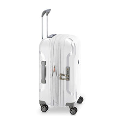 DELSEY Paris Clavel Hardside Expandable Luggage with Spinner Wheels ( WHITE , Carry-On 19 Inch ) WHITE Carry On 19 Inch U4