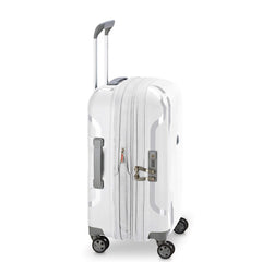 DELSEY Paris Clavel Hardside Expandable Luggage with Spinner Wheels ( WHITE , Carry-On 19 Inch ) WHITE Carry On 19 Inch U11
