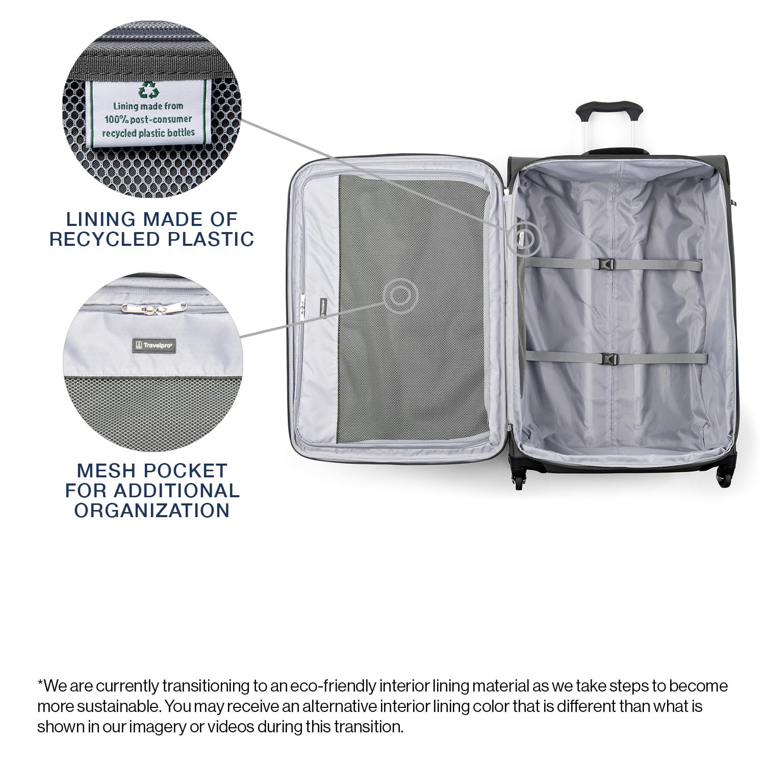 Travelpro Maxlite 5 Softside Expandable Luggage with 4 Spinner Wheels, Lightweight Suitcase, Men and Women ( Shadow Grey , Checked-Large 29-Inch ) Shadow Grey Checked Large 29 Inch U16