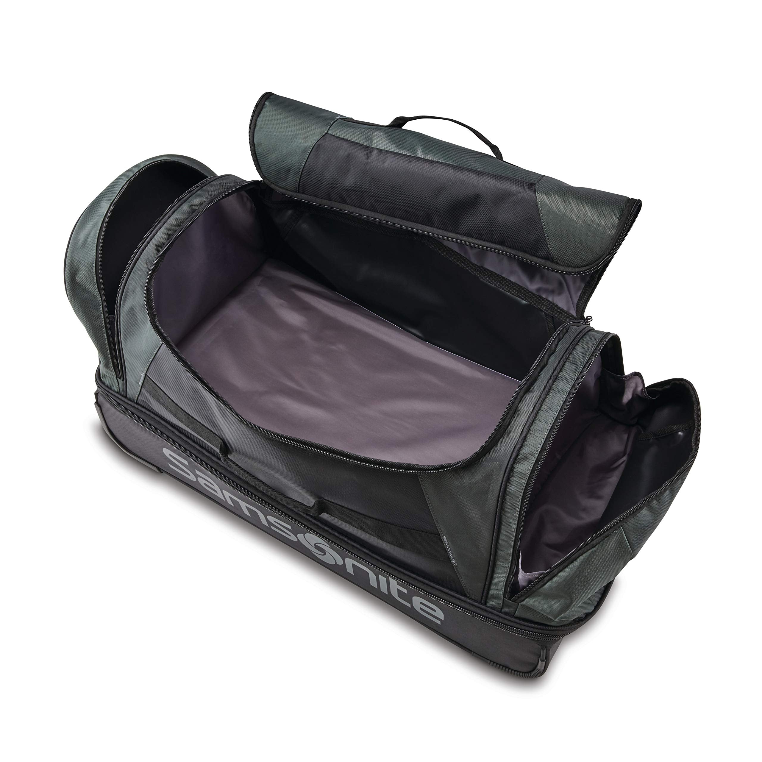 Samsonite Andante 2 Wheeled 22-Inch Duffle ( Moss Green/Black , 22-Inch ) Moss Green/Black 22 Inch U2