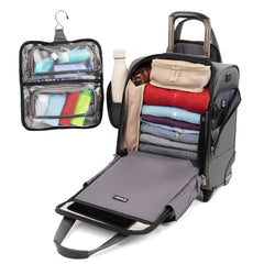 Travelpro Crew Versapack Rolling UnderSeat Carry-On Titanium Grey One Size U2