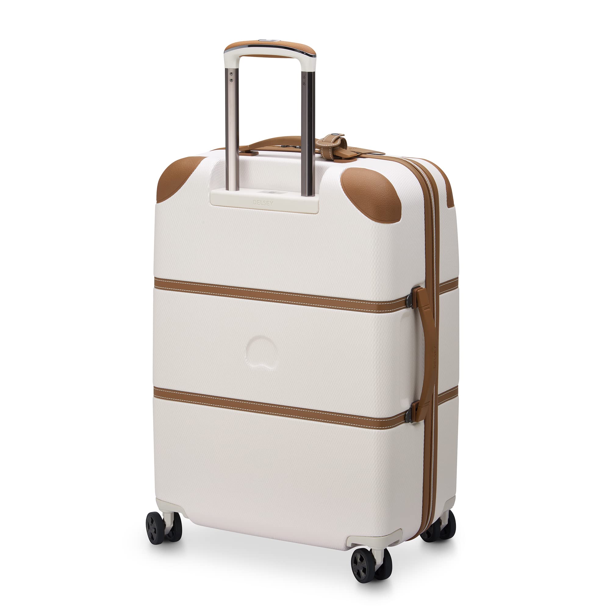 DELSEY Paris Chatelet Air 2.0 Hardside Luggage with Spinner Wheels ( Angora , Checked-Medium 24 Inch ) Angora Checked Medium 24 Inch U6