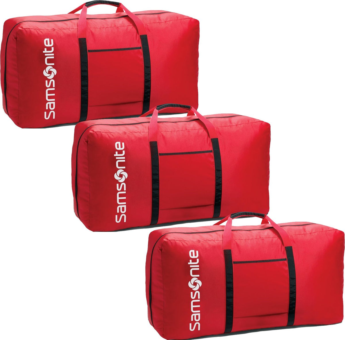 Samsonite Tote-A-Ton 32.5-Inch Duffel Bag ( Red , 3-Pack ) Red 3 Pack U7