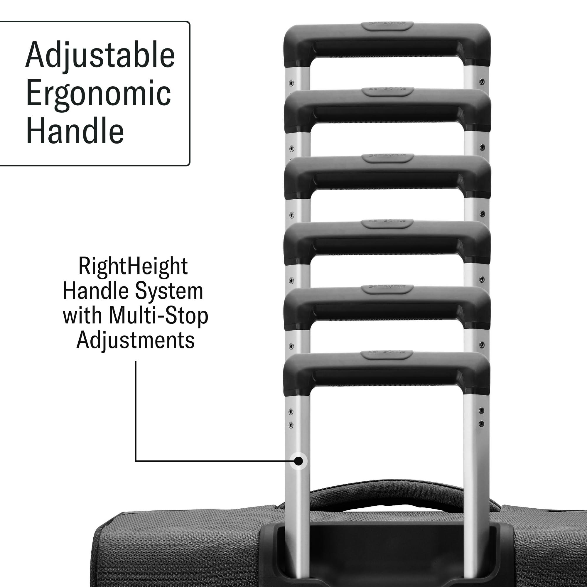 Samsonite UpLIFT Lightweight Softside Expandable Luggage ( Black , Carry-On ) Black Carry On U4
