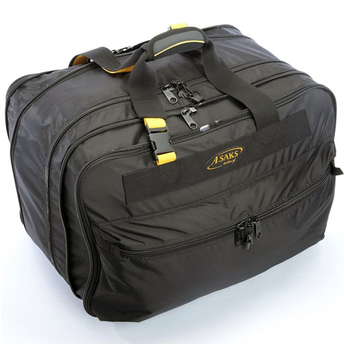 A.SAKS EXPANDABLE 21” Soft Carry On ( Black , 21-inch ) Black 21 Inch U3