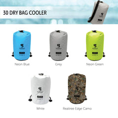 Geckobrands 30L Dry Bag Cooler ( White , One Size ) White One Size U2