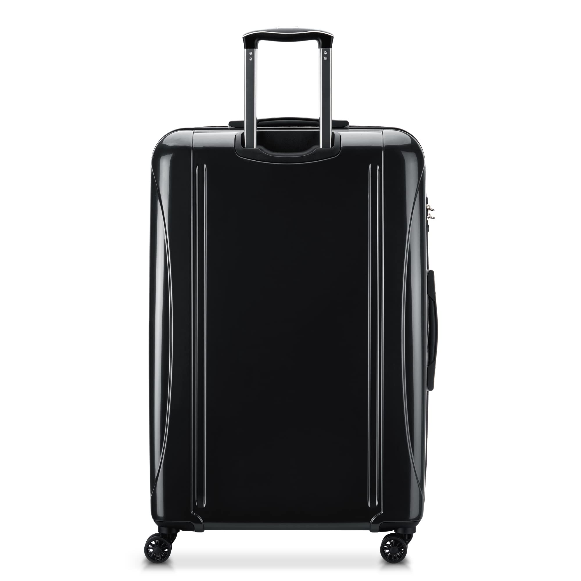 DELSEY Paris Helium Aero Hardside Expandable Luggage with Spinner Wheels Black Checked Large 29 Inch U15
