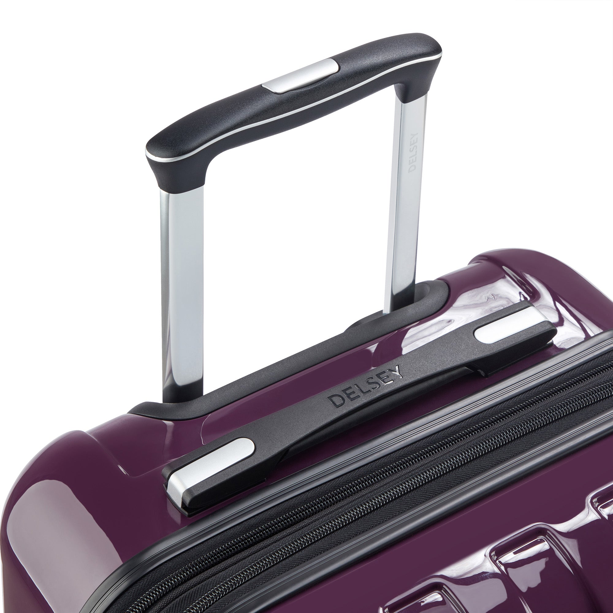 DELSEY Paris Helium Aero Hardside Expandable Luggage with Spinner Wheels ( Plum , Carry-On 21 Inch ) Plum Carry On 21 Inch U9