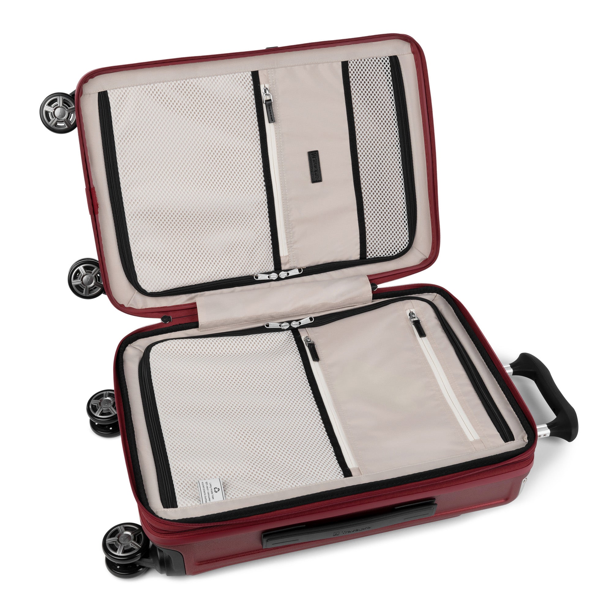 Travelpro Platinum Elite Hardside Expandable Spinner Wheel Luggage TSA Lock Hard Shell Polycarbonate Suitcase ( Daring Red , Carry-on 21-Inch ) Daring Red Carry On 21 Inch U1