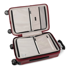 Travelpro Platinum Elite Hardside Expandable Spinner Wheel Luggage TSA Lock Hard Shell Polycarbonate Suitcase ( Daring Red , Carry-on 21-Inch ) Daring Red Carry On 21 Inch U3