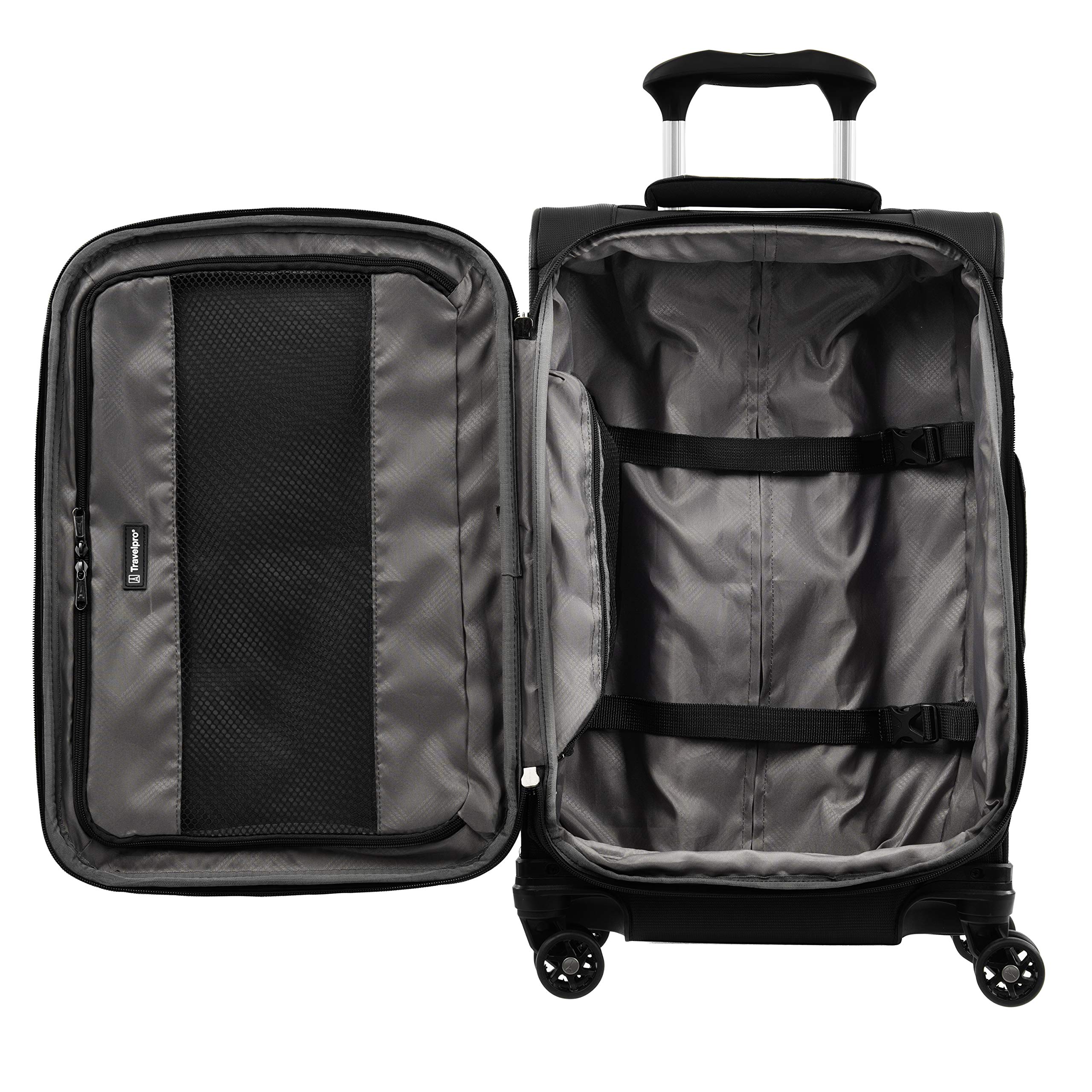 Travelpro Tourlite Softside Expandable Luggage with 4 Spinner Wheels, Lightweight Suitcase, Men and Women U10