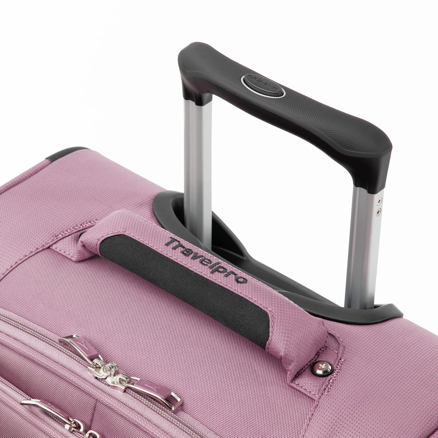 Travelpro Maxlite 5 Softside Expandable Upright 2 Wheel Luggage, Lightweight Suitcase, Men and Women Orchid Pink Purple Carry On 22 Inch U2
