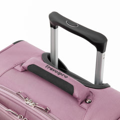 Travelpro Maxlite 5 Softside Expandable Upright 2 Wheel Luggage, Lightweight Suitcase, Men and Women Orchid Pink Purple Carry On 22 Inch U2