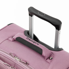 Travelpro Maxlite 5 Softside Expandable Upright 2 Wheel Luggage, Lightweight Suitcase, Men and Women ( Orchid Pink Purple , Carry-on 22-Inch ) Orchid Pink Purple Carry On 22 Inch U8