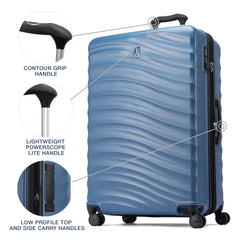 Travelpro Maxlite Air V2 Hardside Expandable Luggage, 8 Spinner Wheels, Lightweight Hard Shell Suitcase, TSA lock ( Ensign Blue , Checked Large 28-Inch ) Ensign Blue Checked Large 28 Inch U1