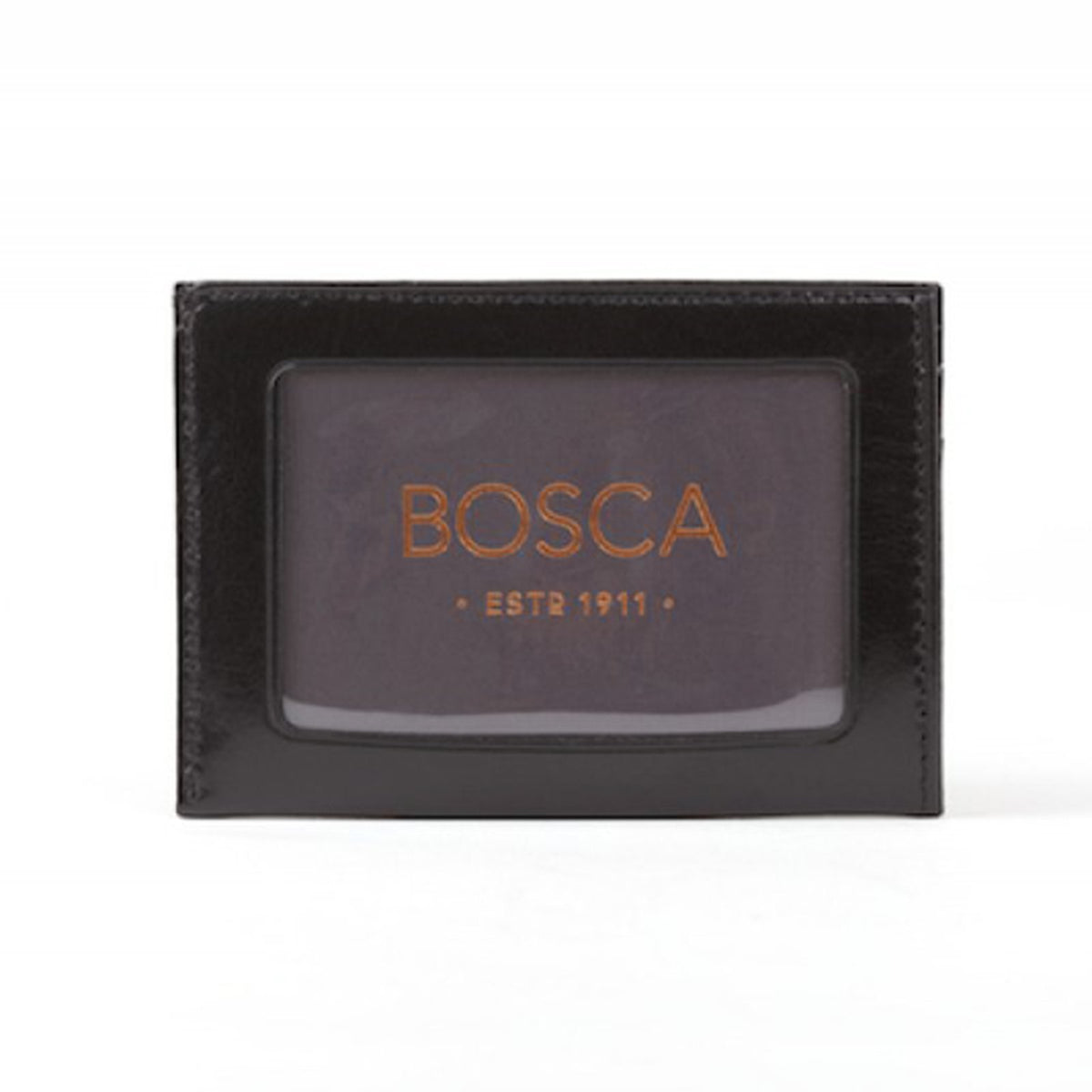 Bosca Old Leather Collection - Weekend Wallet ( Black Leather , One Size ) Black Leather One Size U3