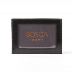 Bosca Old Leather Collection - Weekend Wallet ( Black Leather , One Size ) Black Leather One Size U3