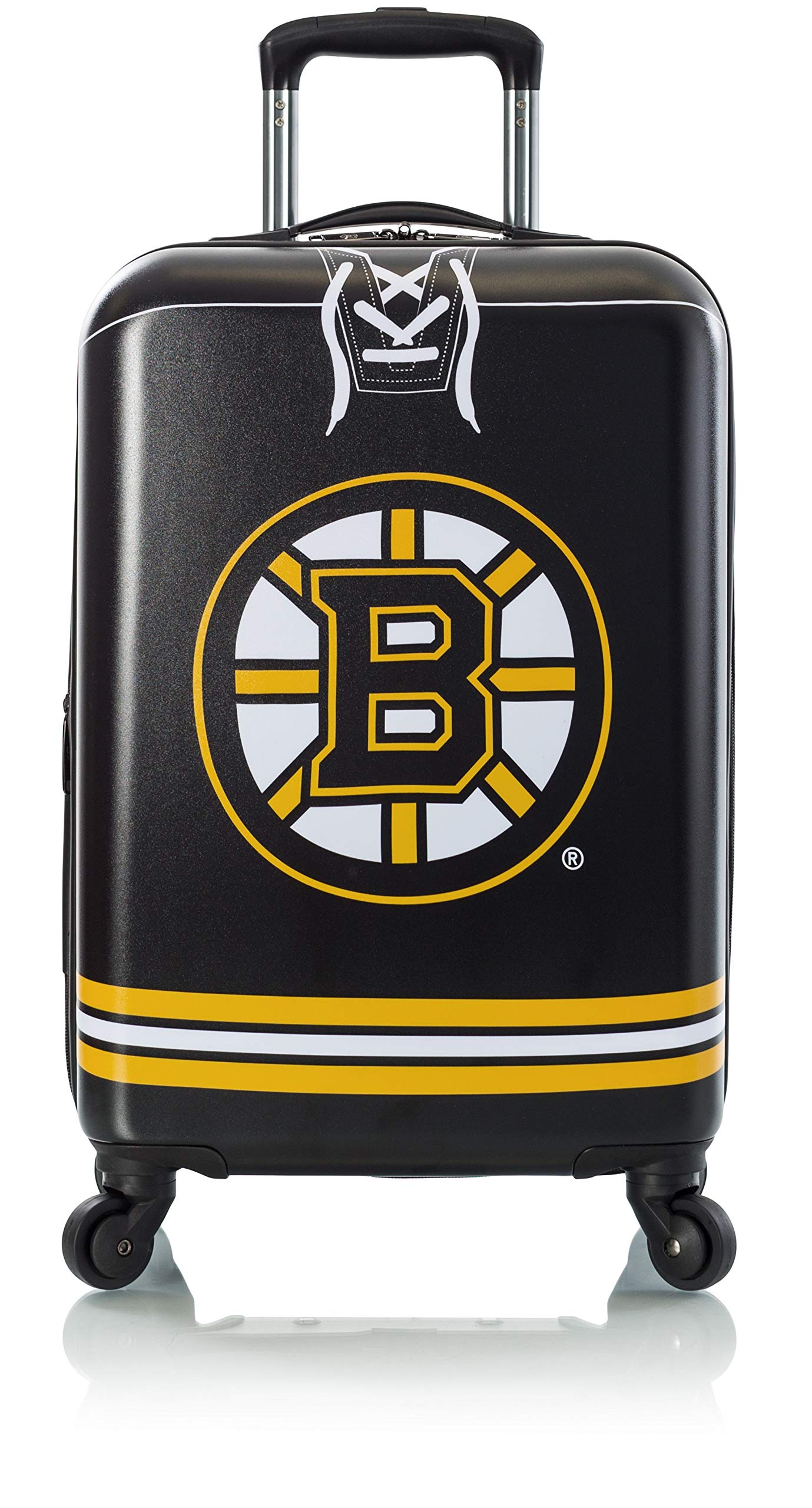 Heys America NHL Officially Licensed Wheeled Luggage ( Boston Bruins , 21-Inch ) Boston Bruins 21 Inch U1