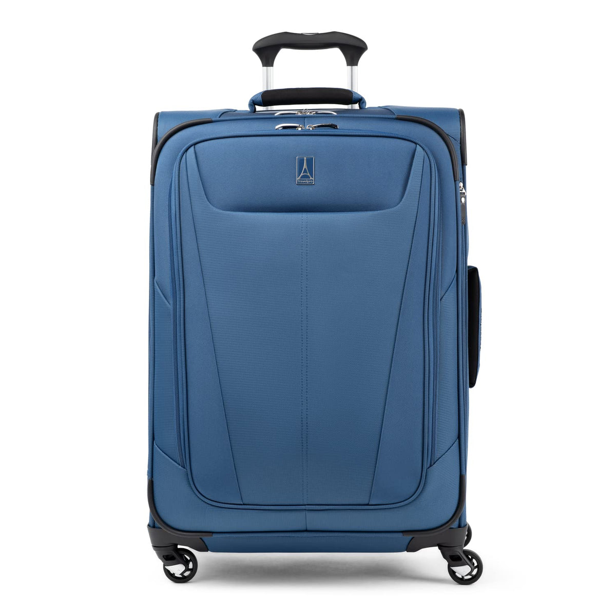 Travelpro Maxlite 5 Softside Expandable Luggage with 4 Spinner Wheels, Lightweight Suitcase, Men and Women Ensign Blue Checked Medium 25 Inch U15