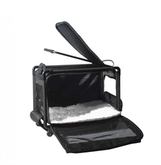 Tutto Lightweight Foldable Wheeled Pet Carriers ( Black , Large ) Black Large U3