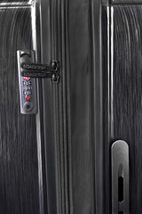 NONSTOP New York Elite Luggage Expandable Lightweight Spinner Wheels hard side shell Travel Suitcase Set, TSA Lock, Double USB Port, 3 packing cubes ( Charcoal , Checked-Large 28-Inch ) Charcoal Checked Large 28 Inch U1