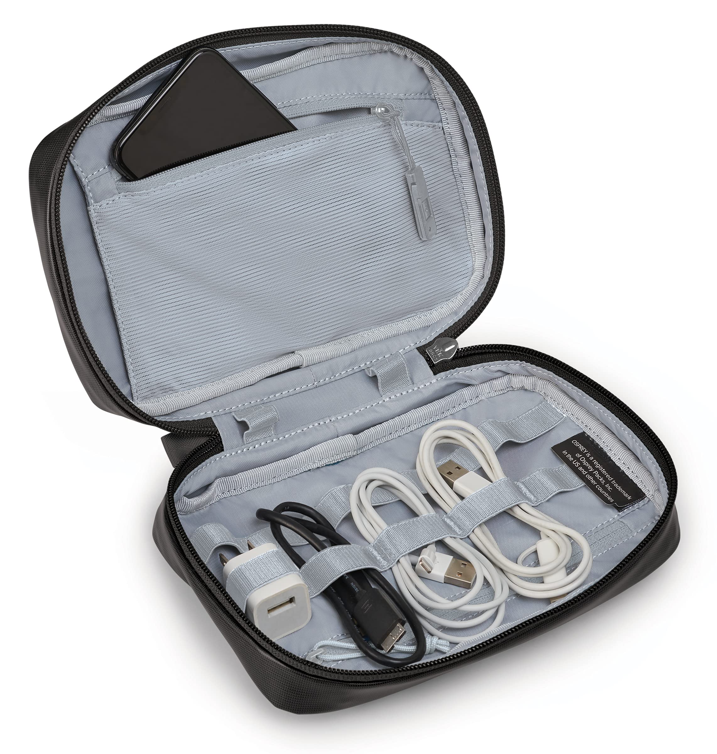 Osprey Transporter Powerhouse Electronics Organizer Black  U1