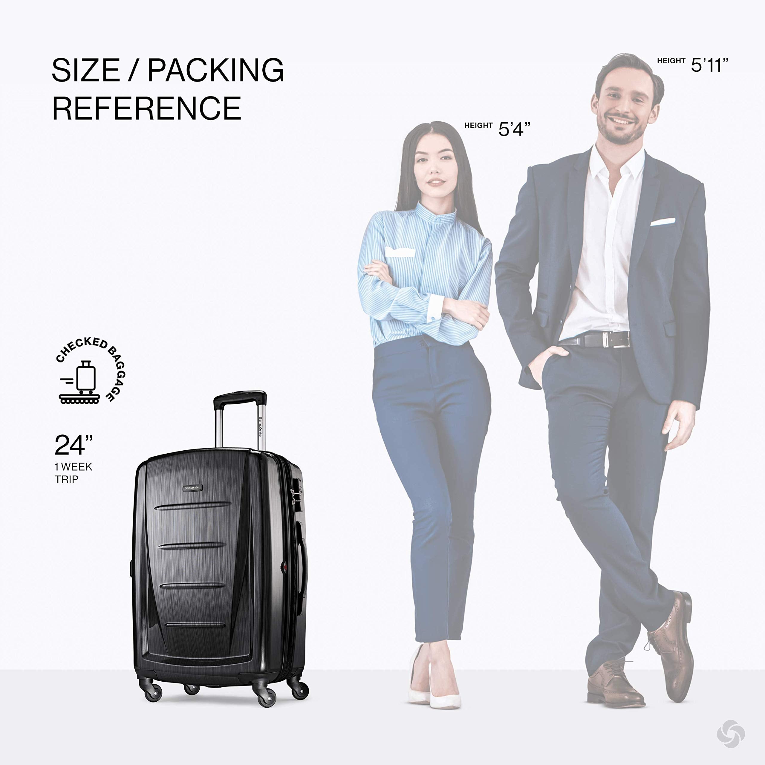 Samsonite Winfield 2 Hardside Luggage with Spinner Wheels U5