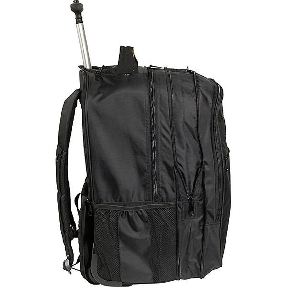 A.Saks EXPANDABLE Trolley Laptop Backpack ( Black , One Size ) Black One Size U2