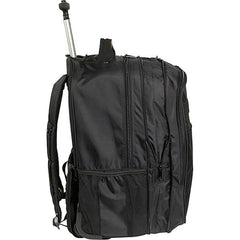 A.Saks EXPANDABLE Trolley Laptop Backpack ( Black , One Size ) Black One Size U2