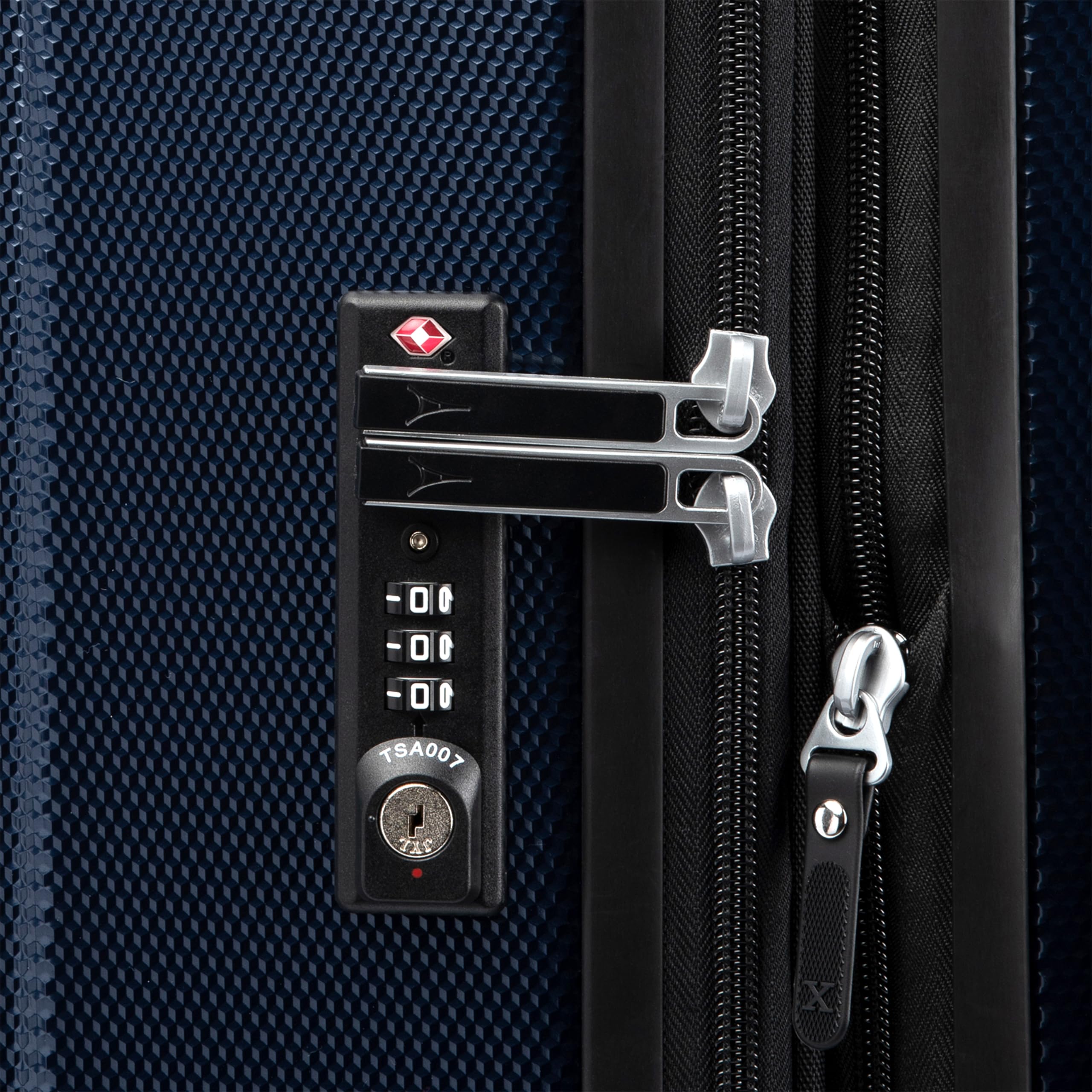 Travelpro Pathways 3 Hardside Expandable Luggage, 8 Spinner Wheels, Lightweight Hard Shell Suitcase ( Royal Blue , Checked Large 28 Inch ) Royal Blue Checked Large 28 Inch U15