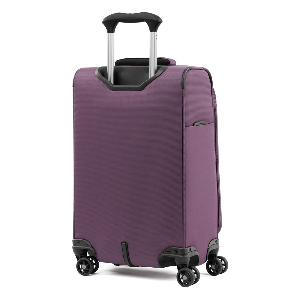 Travelpro Tourlite Softside Expandable Luggage with 4 Spinner Wheels, Lightweight Suitcase, Men and Women ( Deep Purple , Carry-On 21-Inch ) Deep Purple Carry On 21 Inch U5