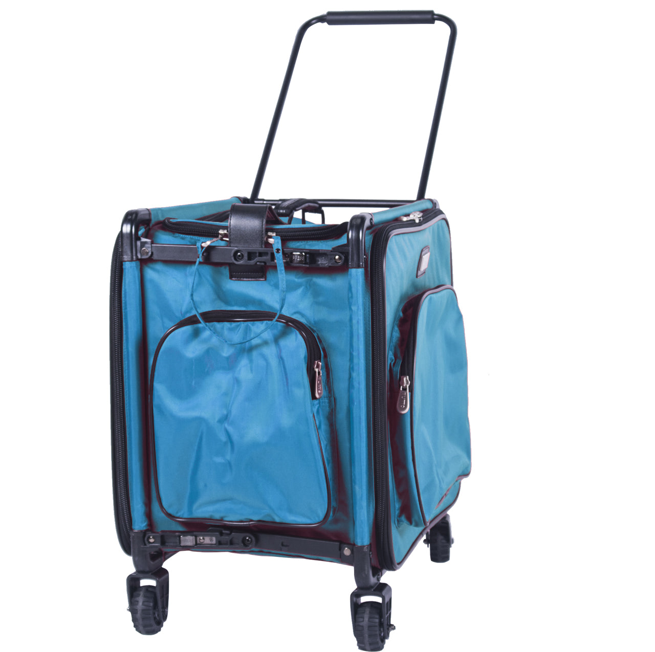 Tutto Serger Tote on Wheels Turquoise 17 U1
