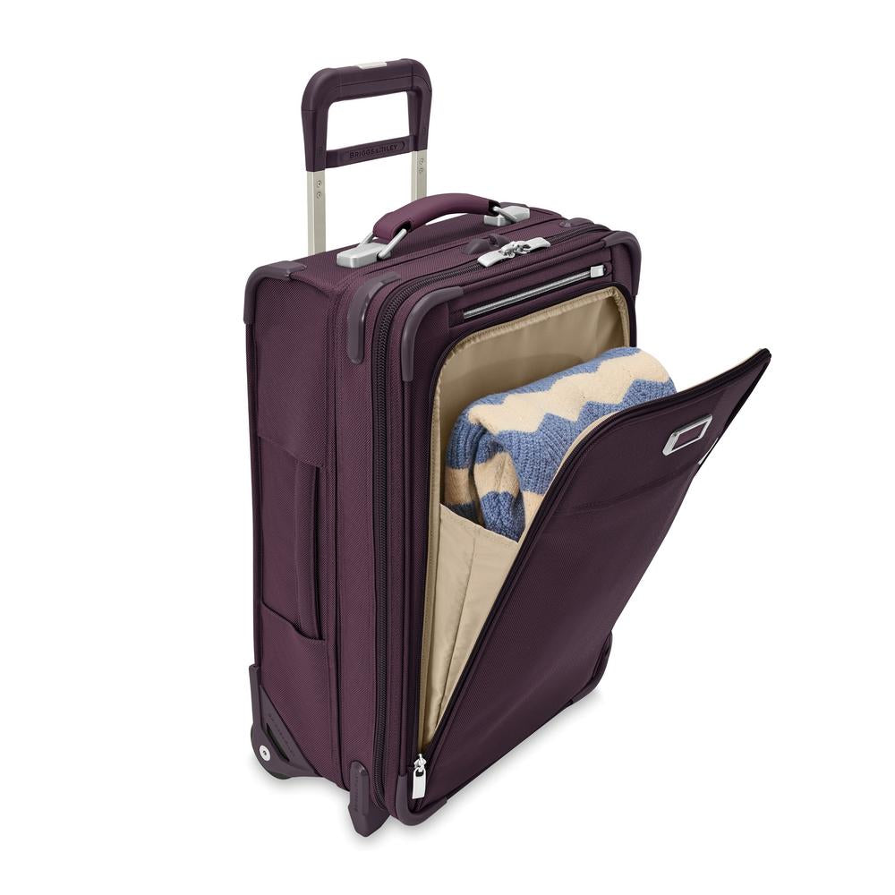 Briggs & Riley Baseline Essential 2-Wheel Carry-On Plum One Size U1
