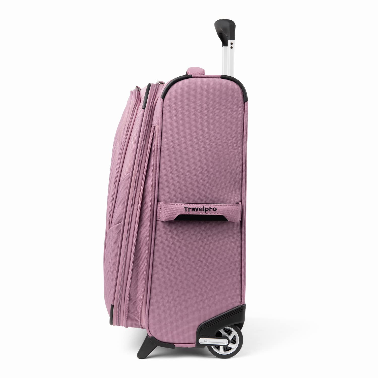 Travelpro Maxlite 5 Softside Expandable Upright 2 Wheel Luggage, Lightweight Suitcase, Men and Women Orchid Pink Purple Carry On 22 Inch U2