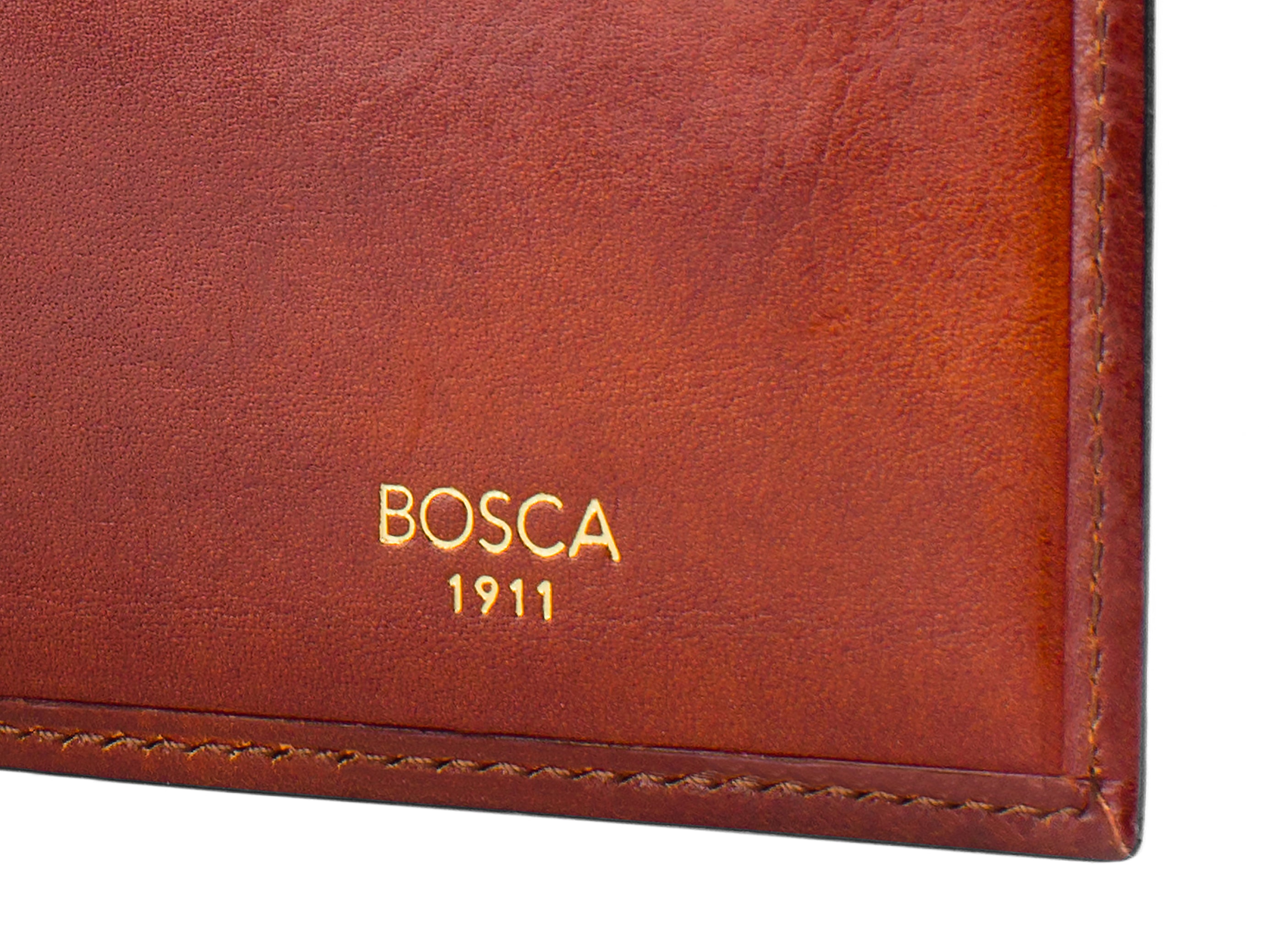 Bosca Old Leather Passport Case ( Cognac , One Size ) Cognac One Size U1